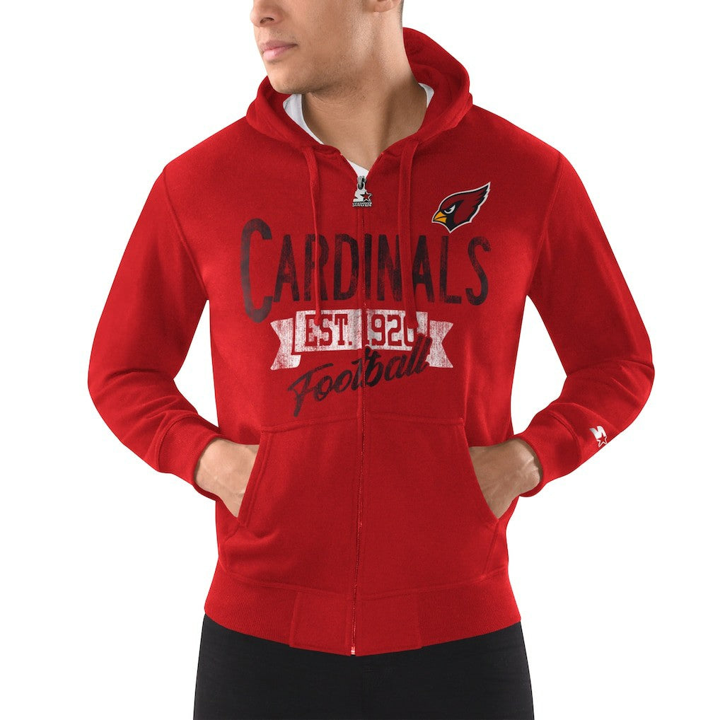 Arizona Cardinals  Starter Domestic Post Season Full-Zip Hoodie