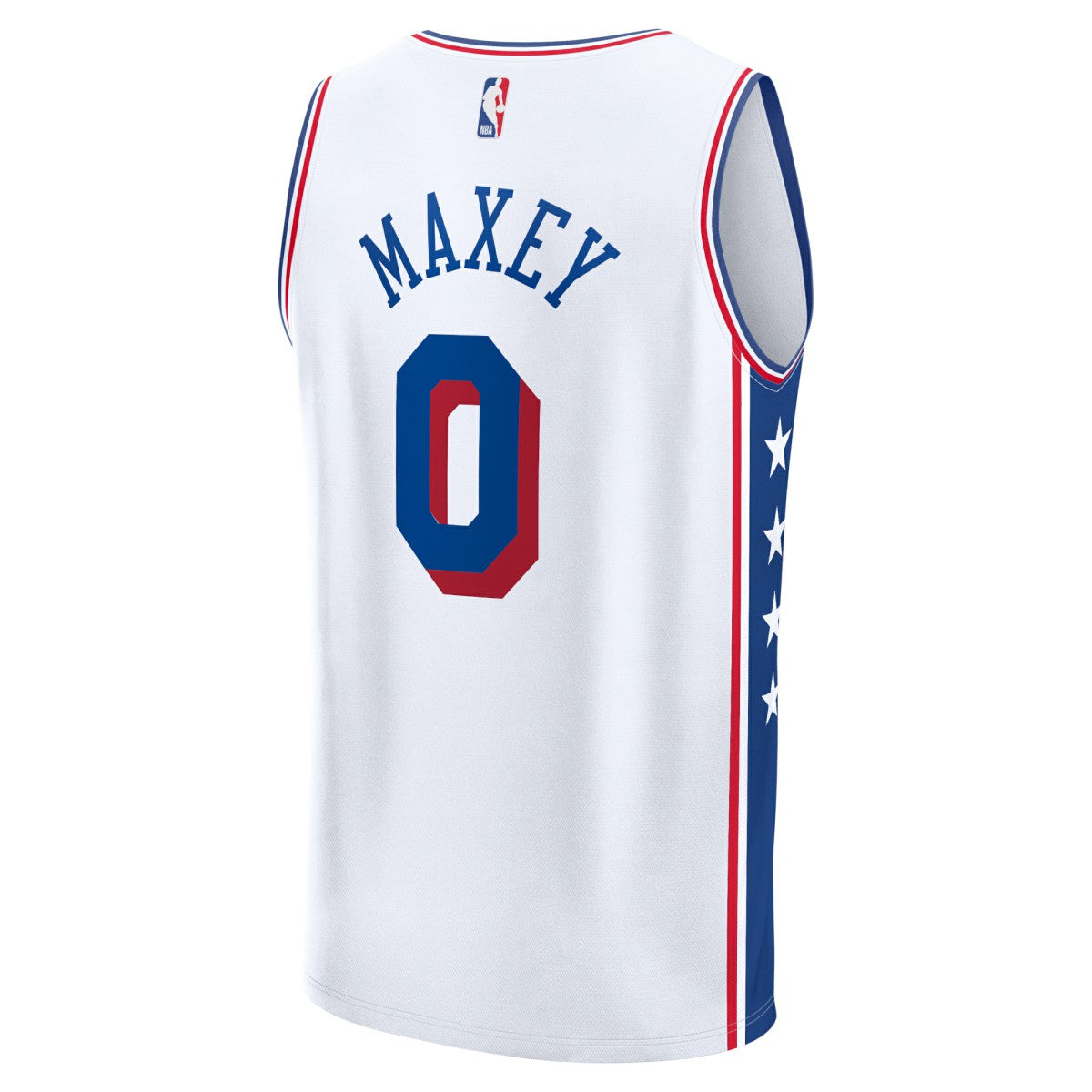 Tyrese Maxey Philadelphia 76ers Fast Break Replica Player Jersey New