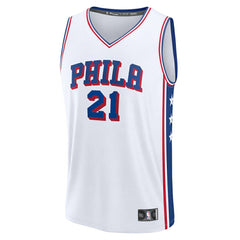 Joel Embiid Philadelphia 76ers Fast Break Replica Player Jersey On Sale