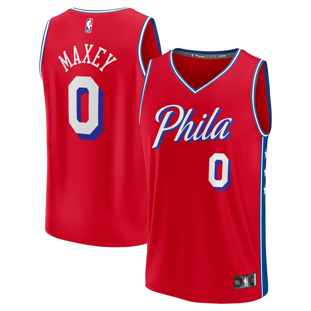 Tyrese Maxey Philadelphia 76ers Youth Fast Break Player Jersey Outlet