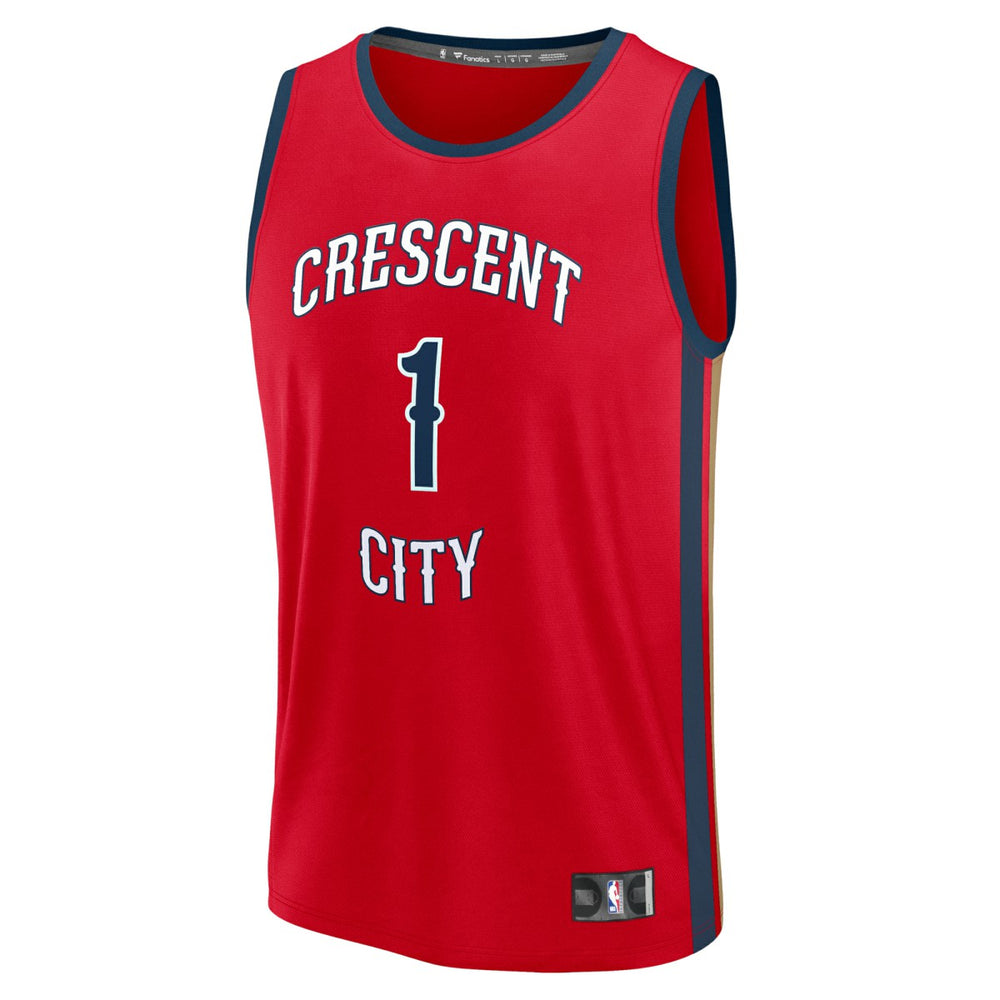 Zion Williamson New Orleans Pelicans Fast Break Replica Player Jersey Online