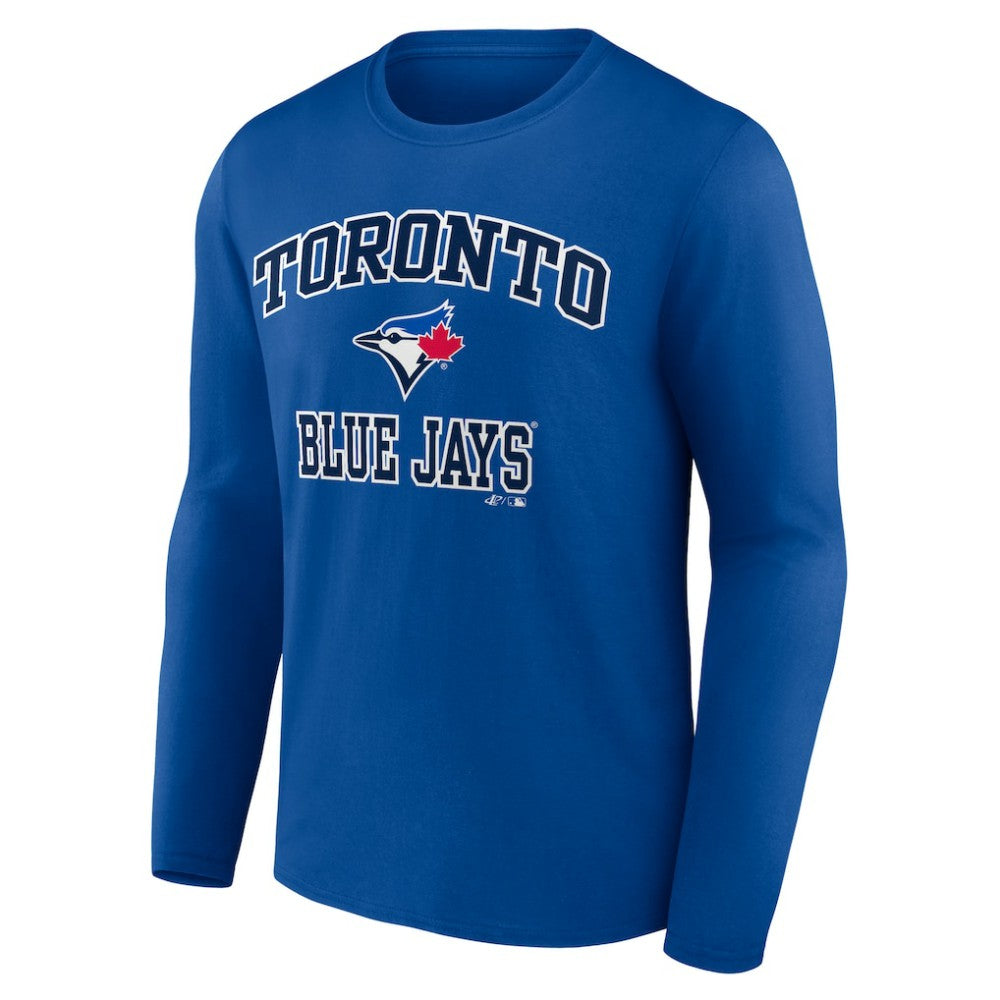 Toronto Blue Jays Logo Athletic Heart & Soul Long Sleeve T-Shirt | MLB Near me