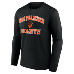 San Francisco Giants Logo Athletic Heart & Soul Long Sleeve T-Shirt | MLB For sale