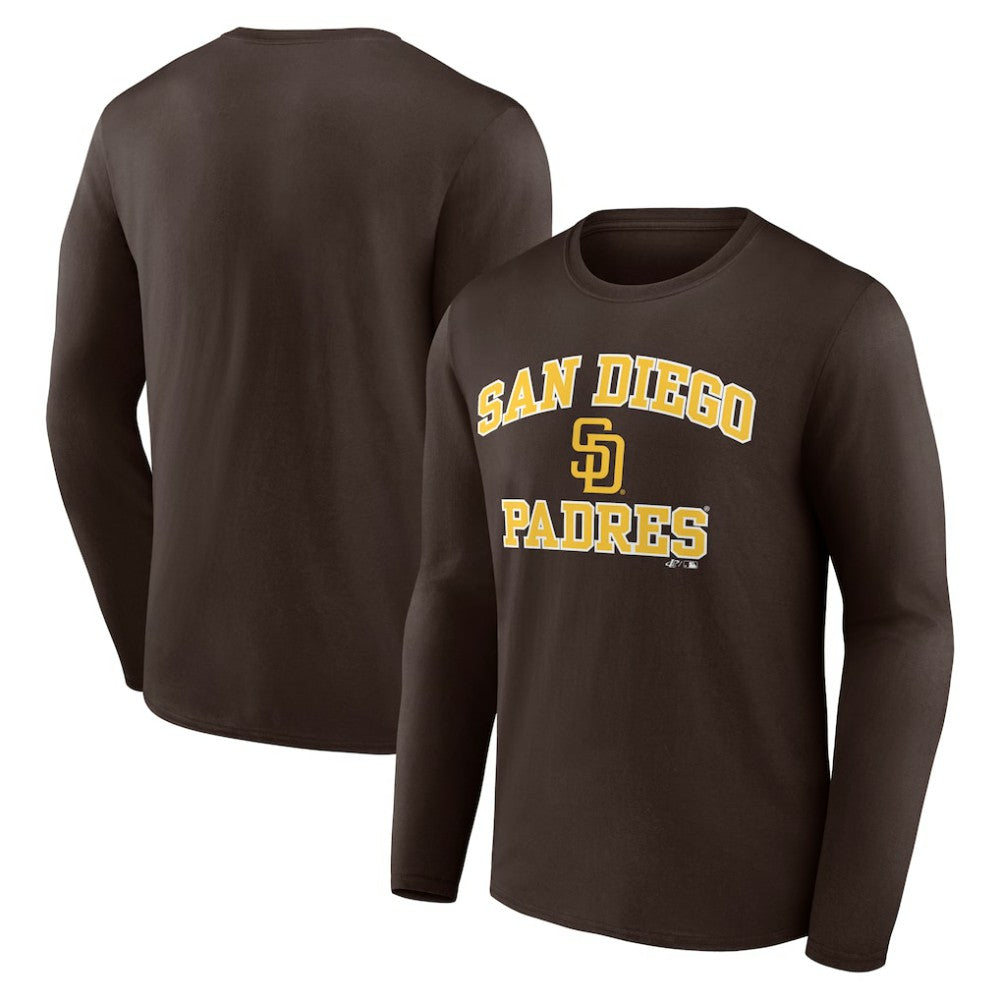 San Diego Padres Logo Athletic Heart & Soul Long Sleeve T-Shirt | MLB For sale