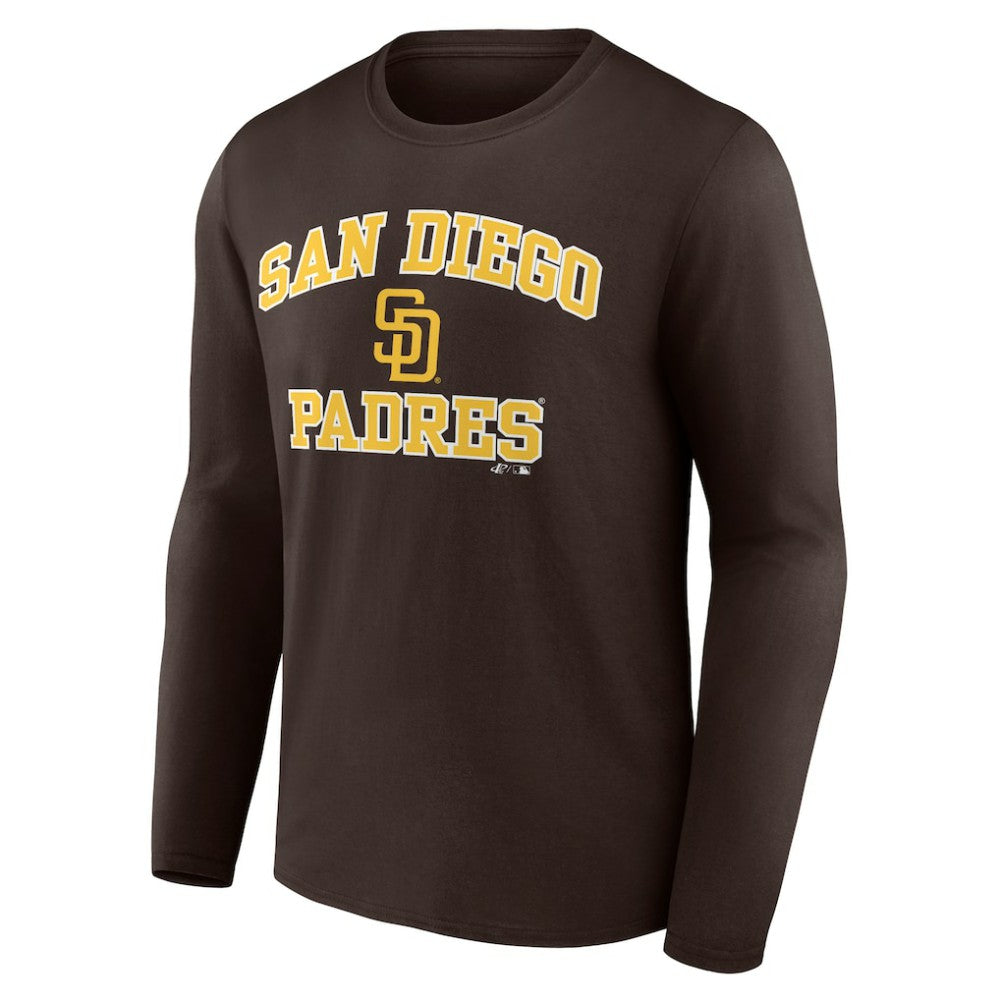 San Diego Padres Logo Athletic Heart & Soul Long Sleeve T-Shirt | MLB For sale