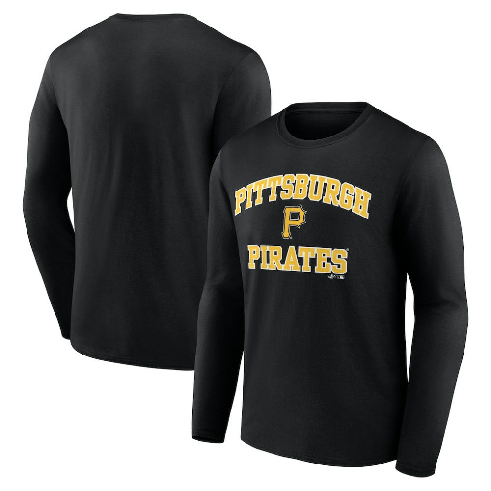 Pittsburgh Pirates Logo Athletic Heart & Soul Long Sleeve T-Shirt | MLB Near me