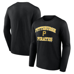 Pittsburgh Pirates Logo Athletic Heart & Soul Long Sleeve T-Shirt | MLB Near me