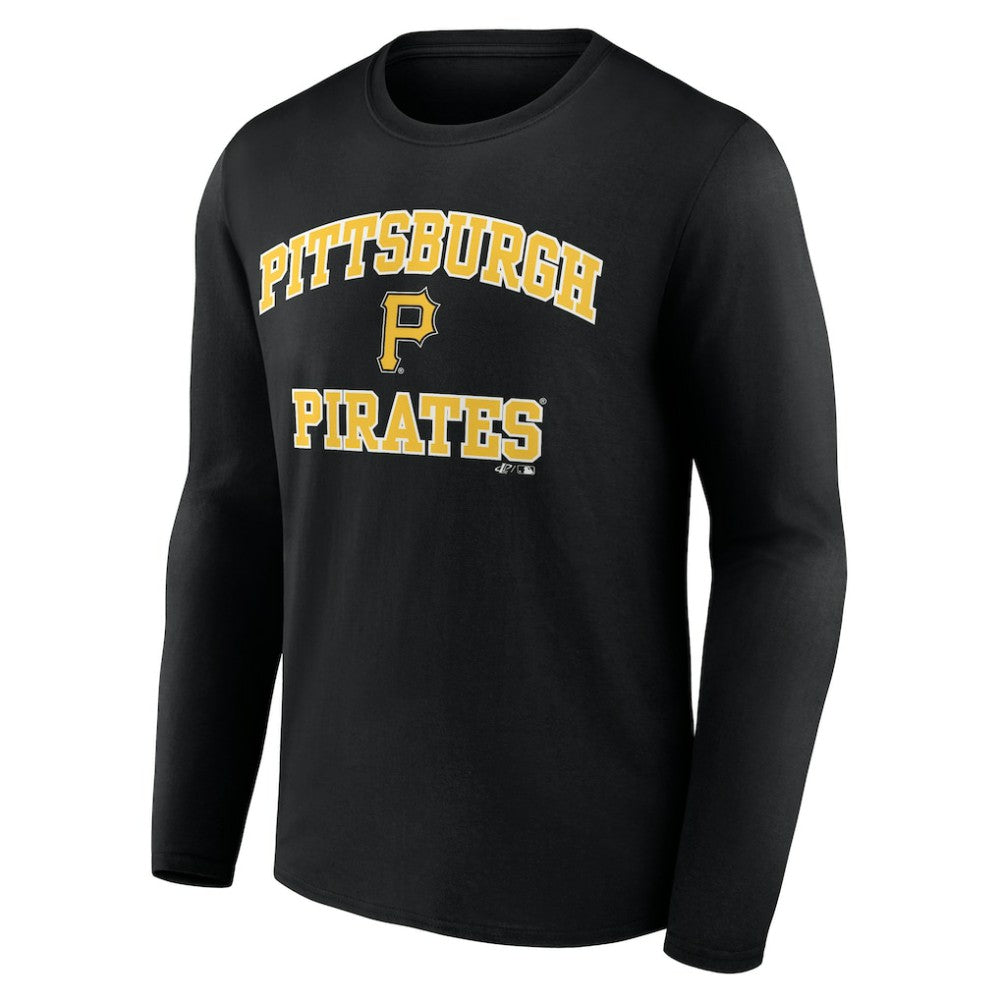 Pittsburgh Pirates Logo Athletic Heart & Soul Long Sleeve T-Shirt | MLB Near me