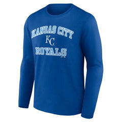 Kansas City Royals Logo Athletic Heart & Soul Long Sleeve T-Shirt | MLB For sale