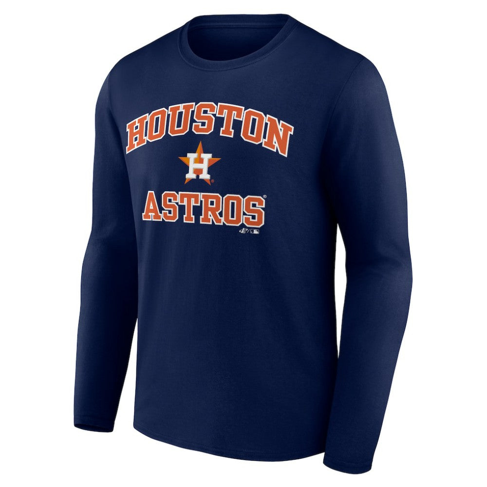 Houston Astros Logo Athletic Heart & Soul Long Sleeve T-Shirt | MLB Discount