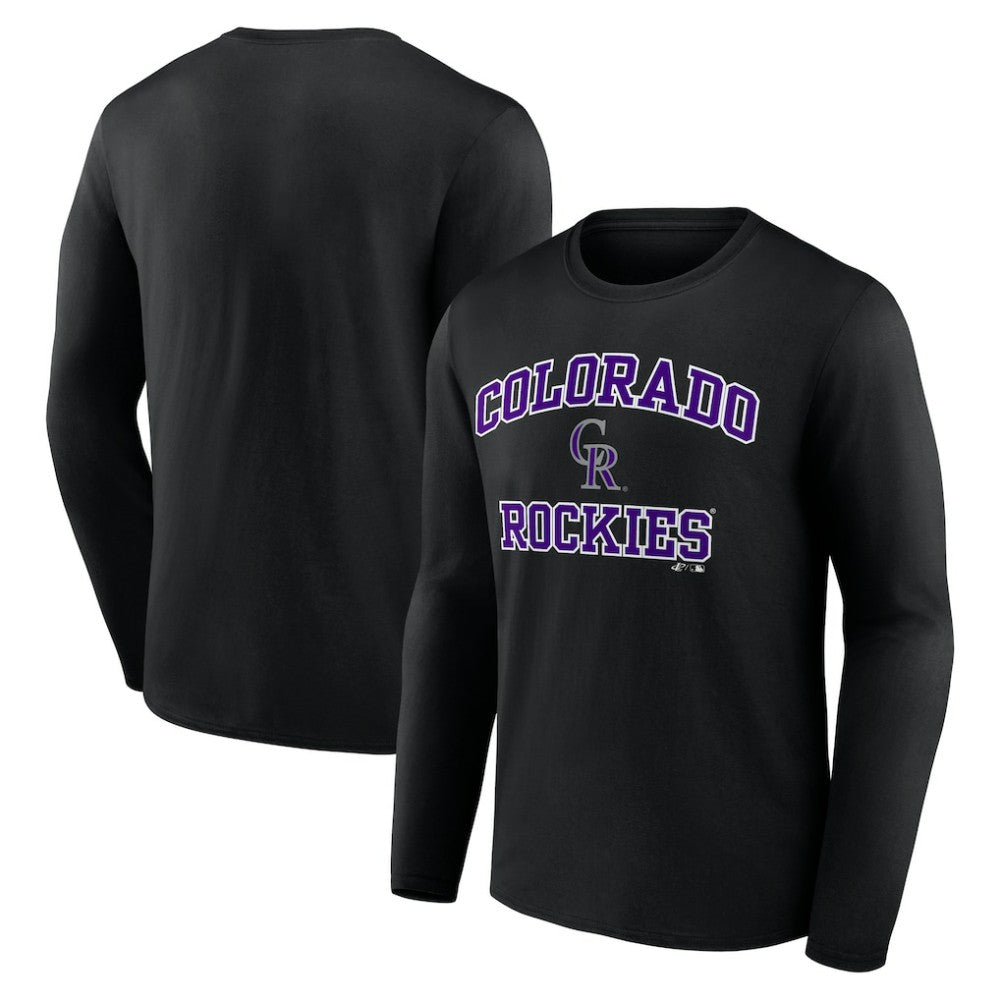 Colorado Rockies Logo Athletic Heart & Soul Long Sleeve T-Shirt | MLB Online