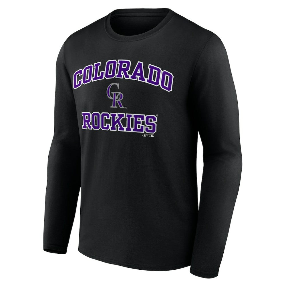 Colorado Rockies Logo Athletic Heart & Soul Long Sleeve T-Shirt | MLB Online