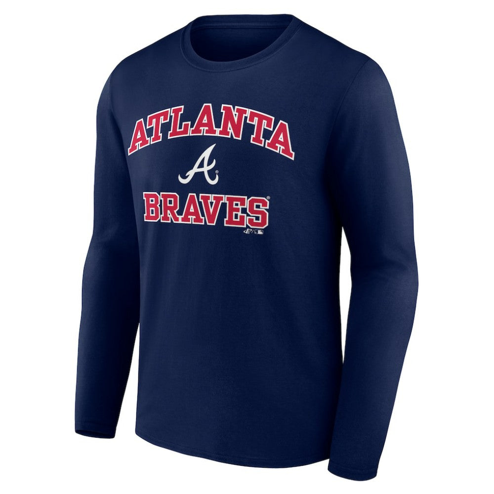 Atlanta Braves Logo Athletic Heart & Soul Long Sleeve T-Shirt | MLB Online