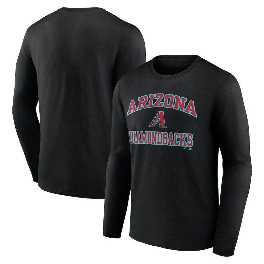 Arizona Diamondbacks Logo Athletic Heart & Soul Long Sleeve T-Shirt | MLB Outlet