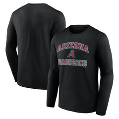 Arizona Diamondbacks Logo Athletic Heart & Soul Long Sleeve T-Shirt | MLB Outlet