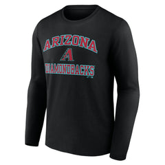 Arizona Diamondbacks Logo Athletic Heart & Soul Long Sleeve T-Shirt | MLB Outlet