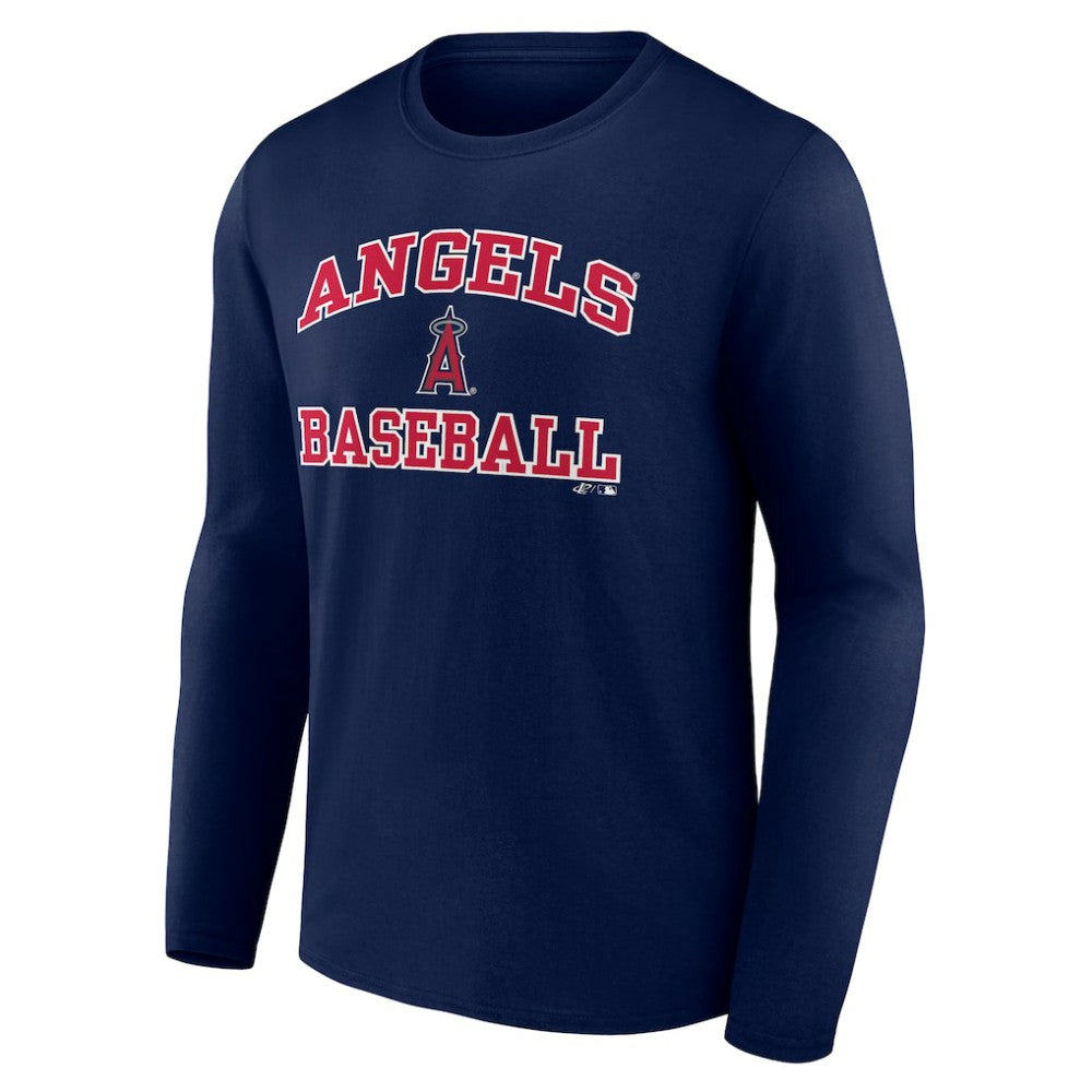 Los Angeles Angels Logo Athletic Heart & Soul Long Sleeve T-Shirt | MLB For sale