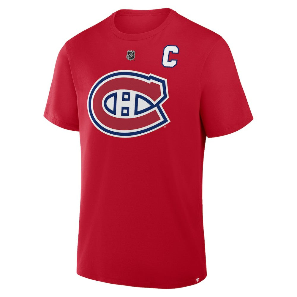 Nick Suzuki Montreal Canadiens Fanatics Authentic Stack Name & Number T-Shirt Online