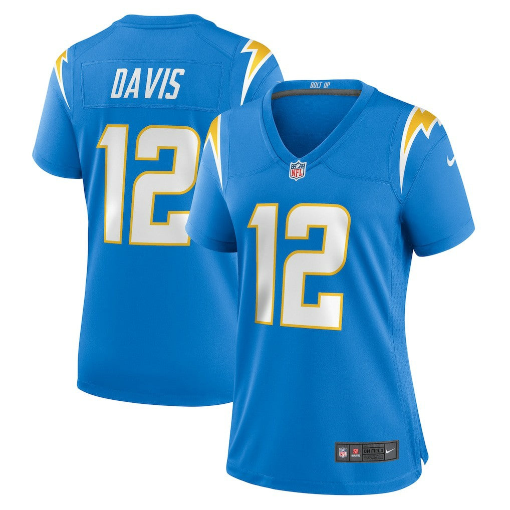 Los Angeles Chargers Nike Derius Davis  Women's Team Game Jersey