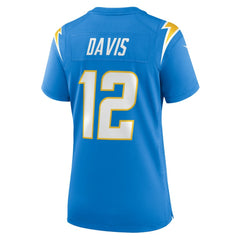 Los Angeles Chargers Nike Derius Davis  Women's Team Game Jersey