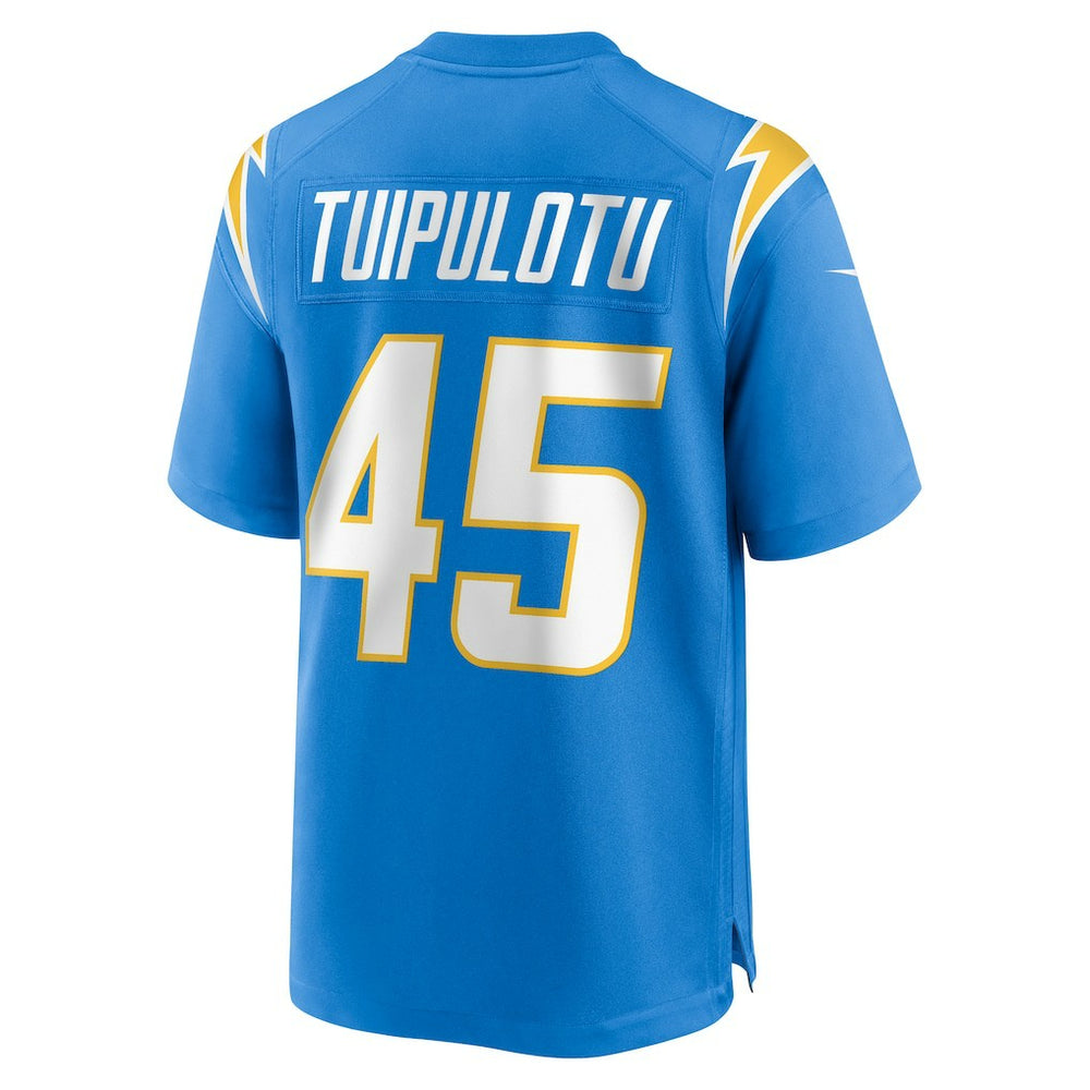 Los Angeles Chargers Nike Tuli Tuipulotu  Team Game Jersey