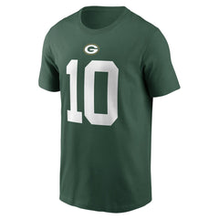 Green Bay Packers Nike Jordan Love  Player Name & Number T-Shirt