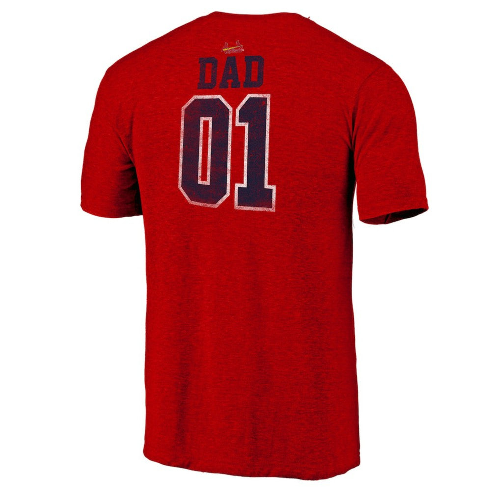 St. Louis Cardinals Greatest Dad Tri-Blend T-Shirt | MLB Sale