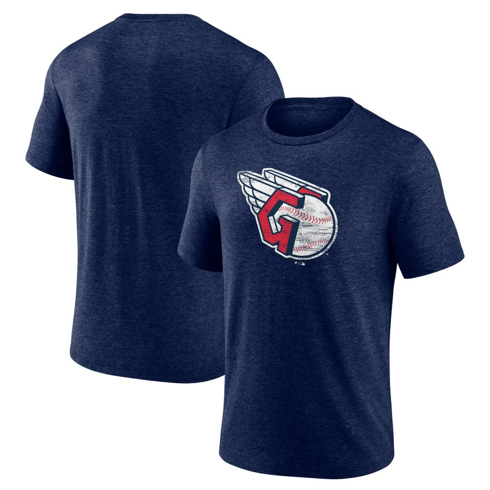 Cleveland Guardians Official Logo Tri-Blend T-Shirt | MLB Online