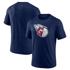Cleveland Guardians Official Logo Tri-Blend T-Shirt | MLB Online