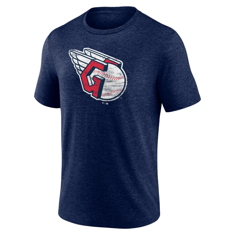 Cleveland Guardians Official Logo Tri-Blend T-Shirt | MLB Online