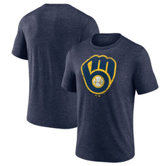 Milwaukee Brewers Official Logo Tri-Blend T-Shirt | MLB Near me