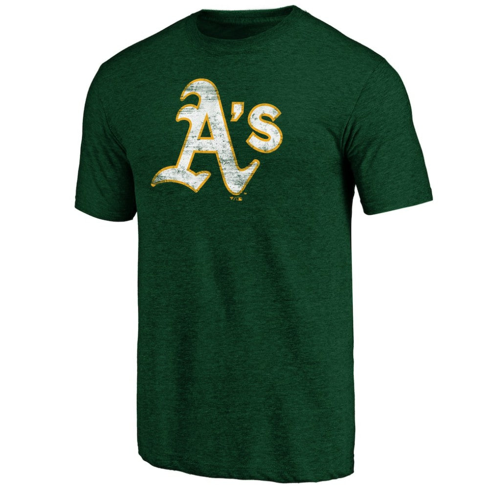 Athletics Official Logo Tri-Blend T-Shirt | MLB Discount