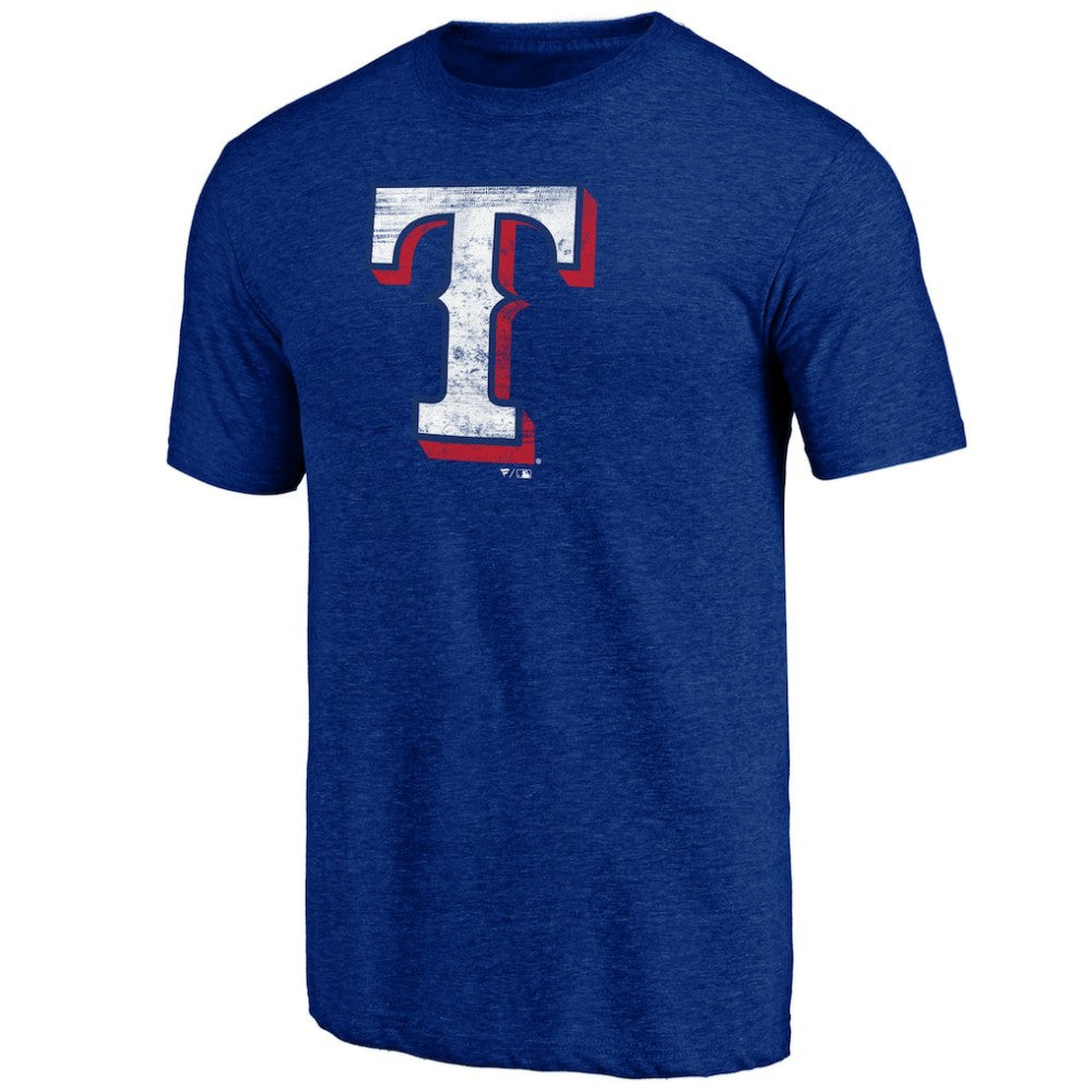 Texas Rangers Official Logo Tri-Blend T-Shirt | MLB Sale