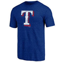 Texas Rangers Official Logo Tri-Blend T-Shirt | MLB Sale