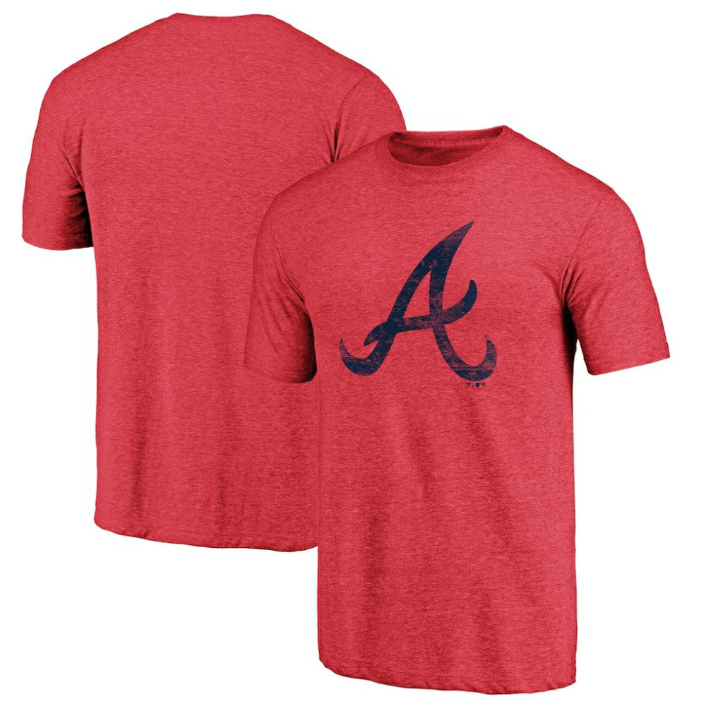 Atlanta Braves Official Logo Tri-Blend T-Shirt | MLB New