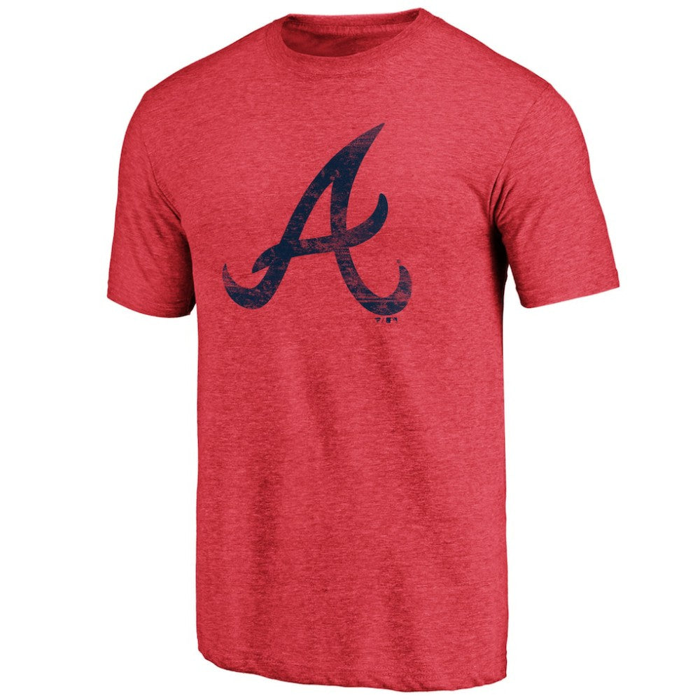 Atlanta Braves Official Logo Tri-Blend T-Shirt | MLB New