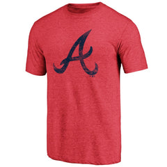 Atlanta Braves Official Logo Tri-Blend T-Shirt | MLB New