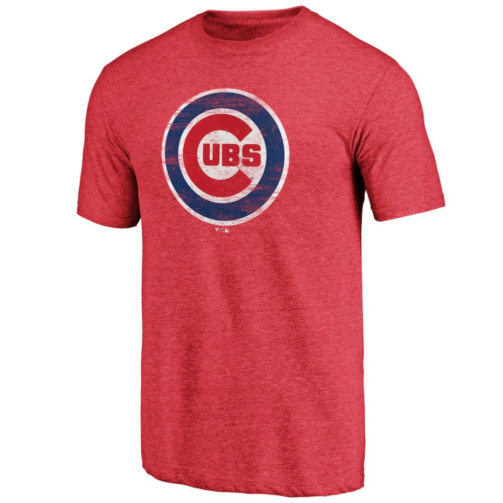 Chicago Cubs Official Logo Tri-Blend T-Shirt | MLB US