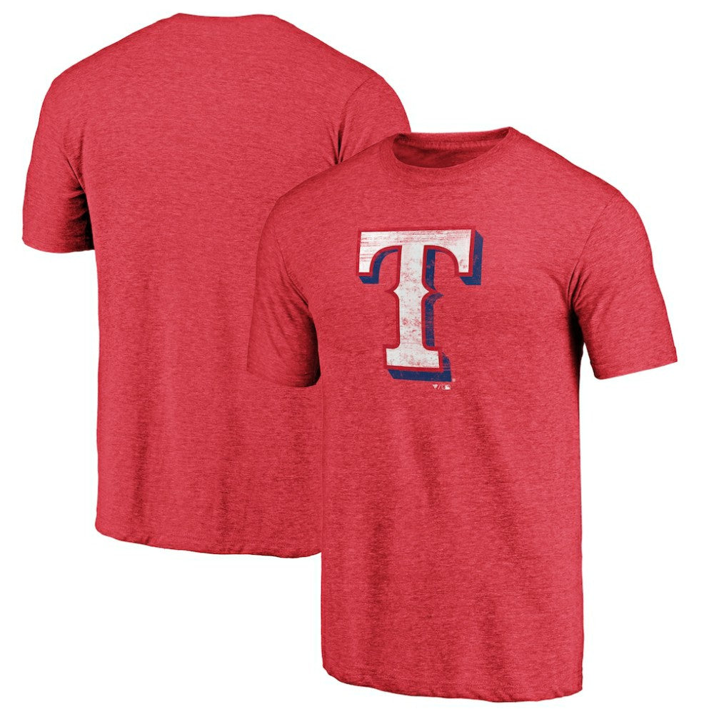 Texas Rangers Official Logo Tri-Blend T-Shirt | MLB Near me