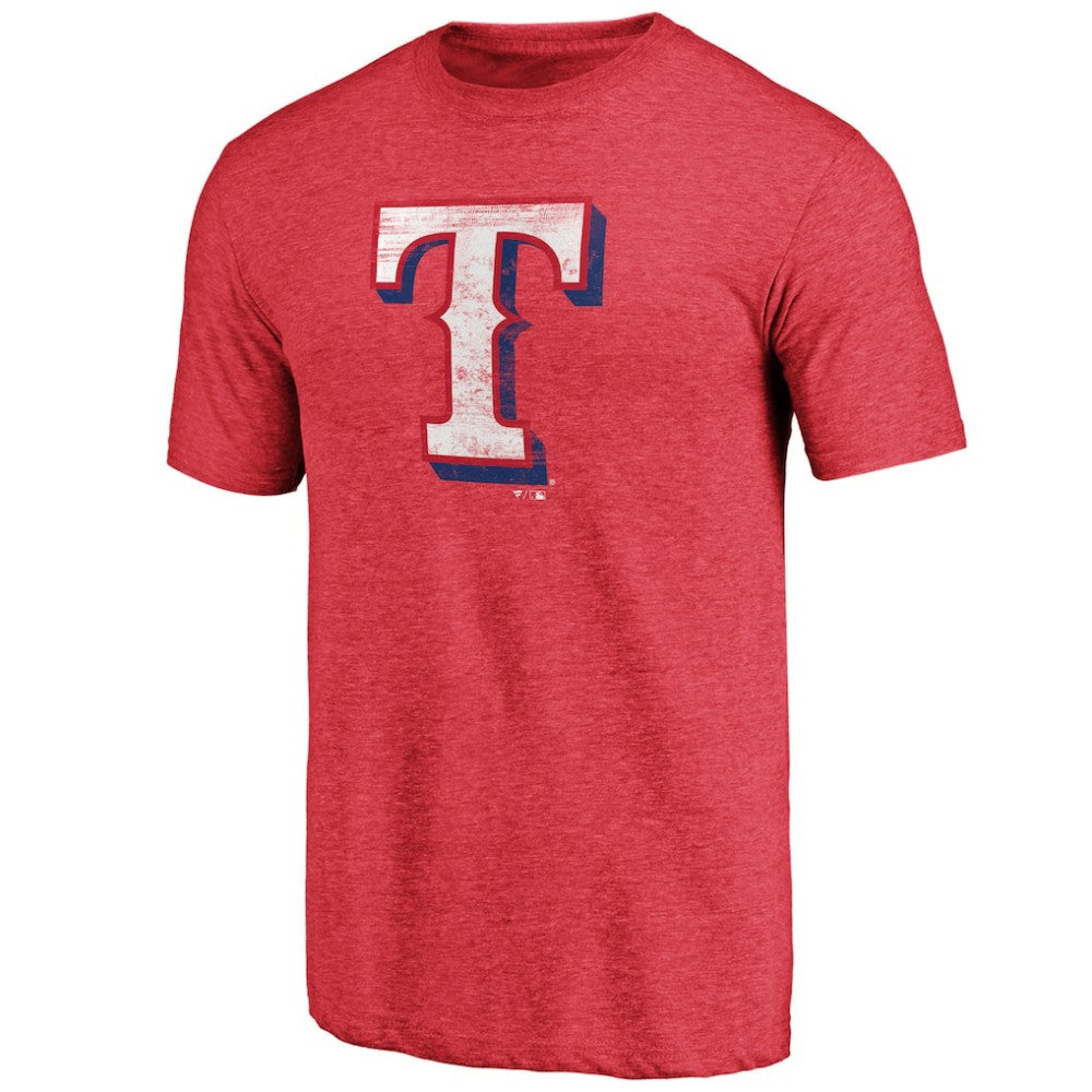 Texas Rangers Official Logo Tri-Blend T-Shirt | MLB Near me