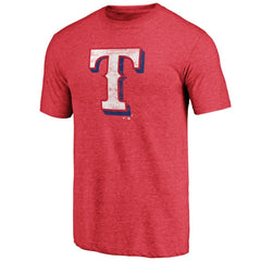 Texas Rangers Official Logo Tri-Blend T-Shirt | MLB Near me
