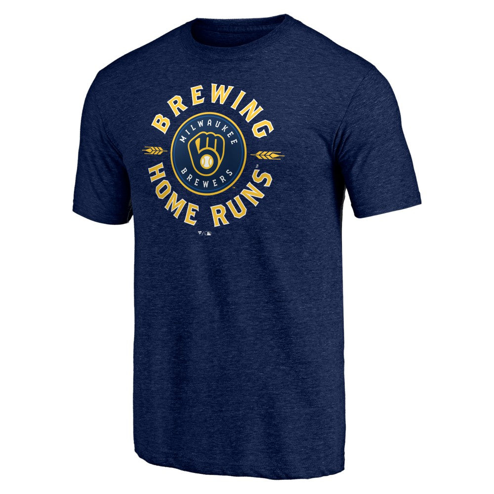 Milwaukee Brewers Hometown Collection Brewing Up Tri-Blend T-Shirt | MLB US
