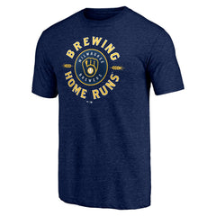 Milwaukee Brewers Hometown Collection Brewing Up Tri-Blend T-Shirt | MLB US