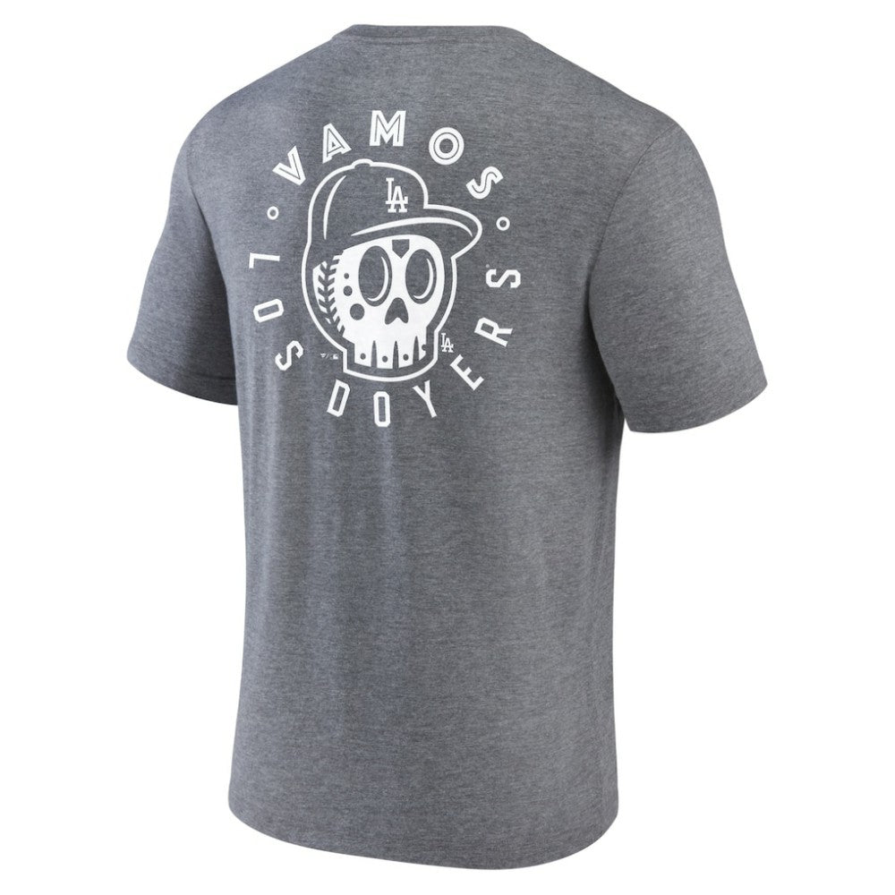 Los Angeles Dodgers Hometown Collection Sugar Skull Tri-Blend T-Shirt | MLB Online