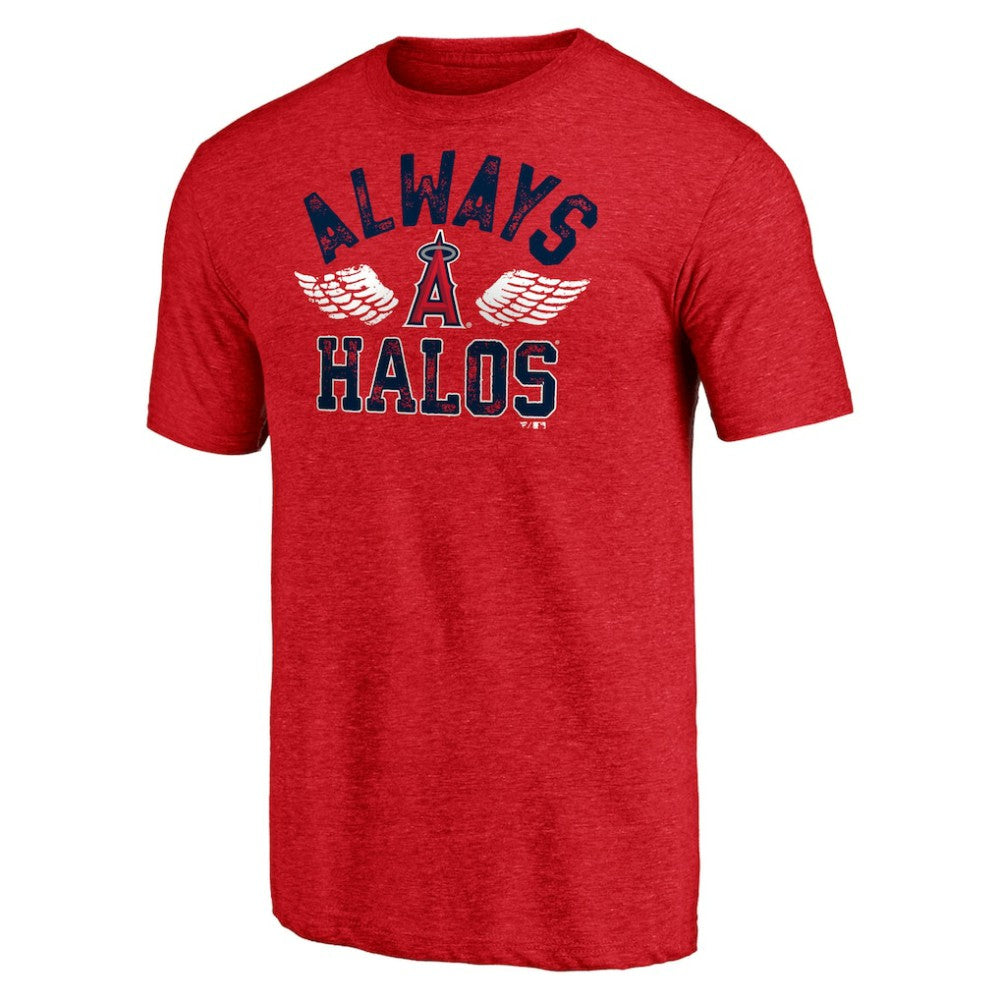 Los Angeles Angels Hometown Collection Always Halos Tri-Blend T-Shirt | MLB Discount
