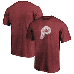 Philadelphia Phillies Cooperstown Collection Throwback Logo Tri-Blend T-Shirt | MLB US