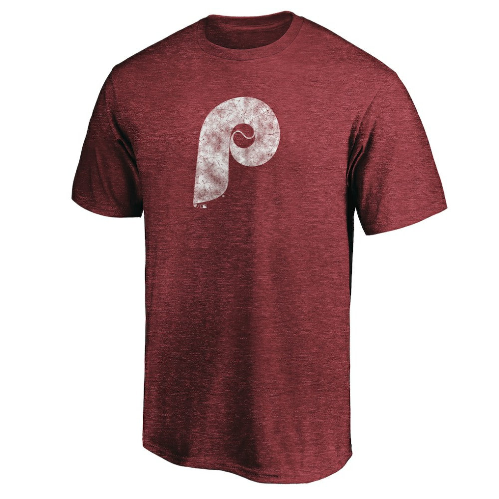 Philadelphia Phillies Cooperstown Collection Throwback Logo Tri-Blend T-Shirt | MLB US