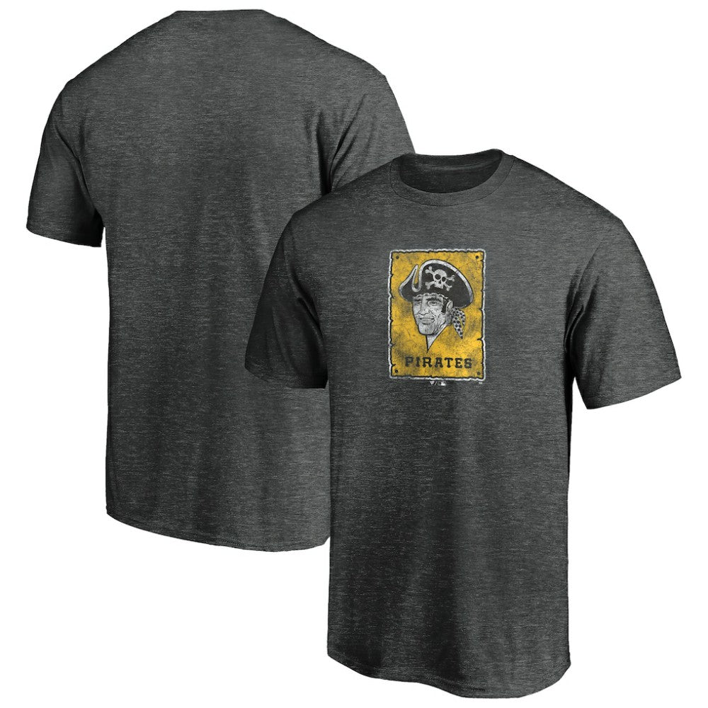 Pittsburgh Pirates Cooperstown Collection Throwback Logo Tri-Blend T-Shirt | MLB On Sale