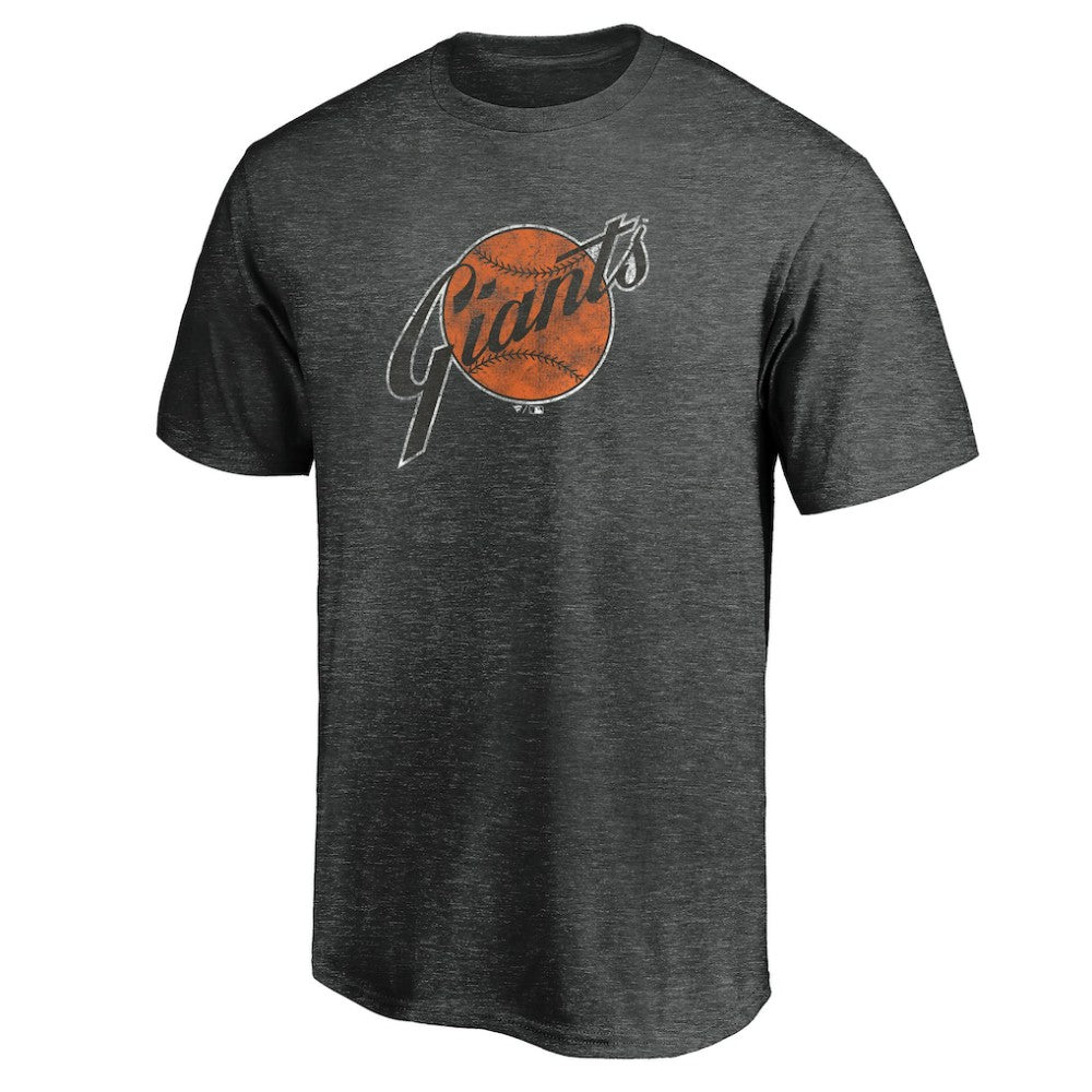 San Francisco Giants Cooperstown Collection Throwback Logo Tri-Blend T-Shirt | MLB New