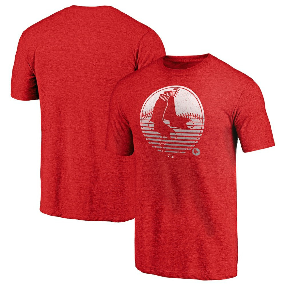 Boston Red Sox Cooperstown Collection Logo Tri-Blend T-Shirt | MLB Outlet